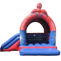 Inflatable Spiderman Bounce House Combo Inflatable Castle Slide Combo Inflatable Jumping Bouncy Castle For Sale