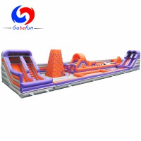 GUTEFUN outdoor indoor inflatable bouncer slide obstacle course all in one 30m large inflatable playground on sale