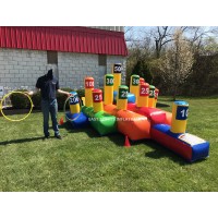 Giant Challenge Throwing Game kids Inflatable Ring Toss For Adult Sports Game