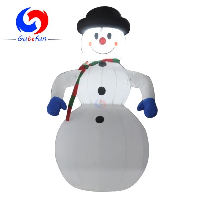 2.5m Christmas advertising inflatable snowman, inflatable advertising cartoon, christmas decoration inflatables