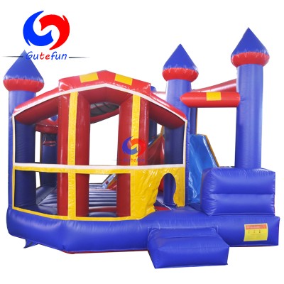 GUTEFUN economy 5.39m*4.53m *4.93m Multi play Backyard inflatable combo module castle for family party