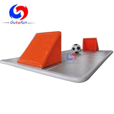 Factory price 12M*8M large tumble football inflatable air track for sale