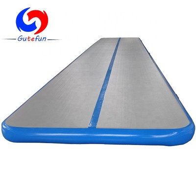 customer made inflatable gymnastics mat 12m inflatable air tumble track for sale